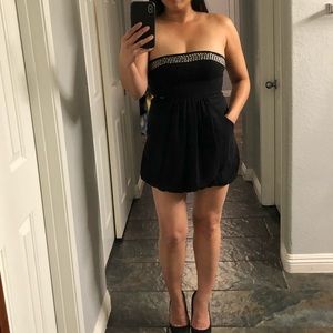 GUESS Black Party Mini Dress